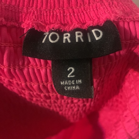 Hot Pink Crop Peplum 😽 - Picture 4 of 7